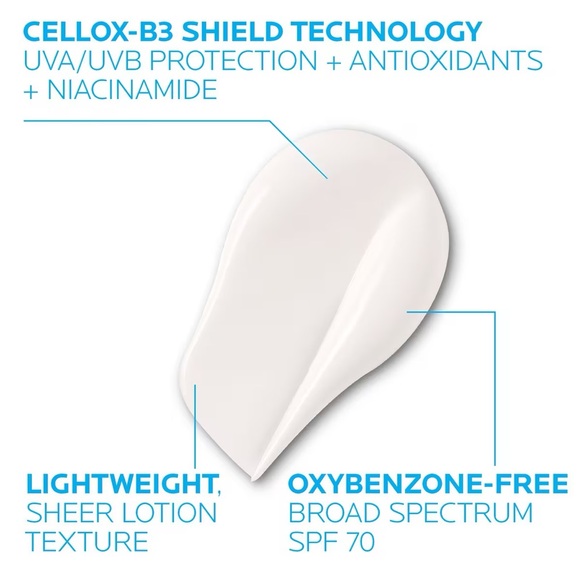 La Roche-Posay Anthelios UV Correct SPF 70 Daily Face Sunscreen with Niacinamide - Picture 2 of 12